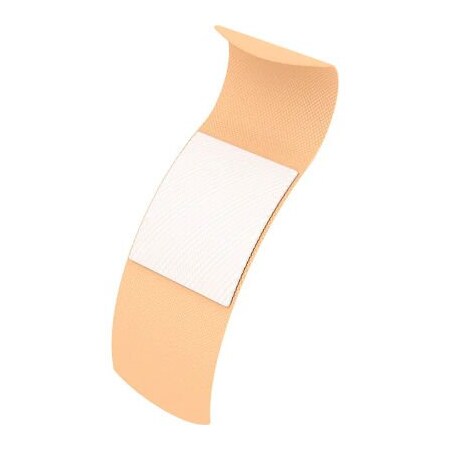Dynarex Dynarex&153; Adhesive Fabric Bandages, Sterile, 3/4inL x 3inW, 2400 Pcs 3611